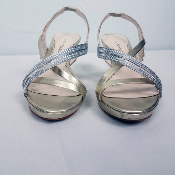 Caparros Women's Open Toe Sling Back Heels Pumps Shoes - Picture 4 of 8